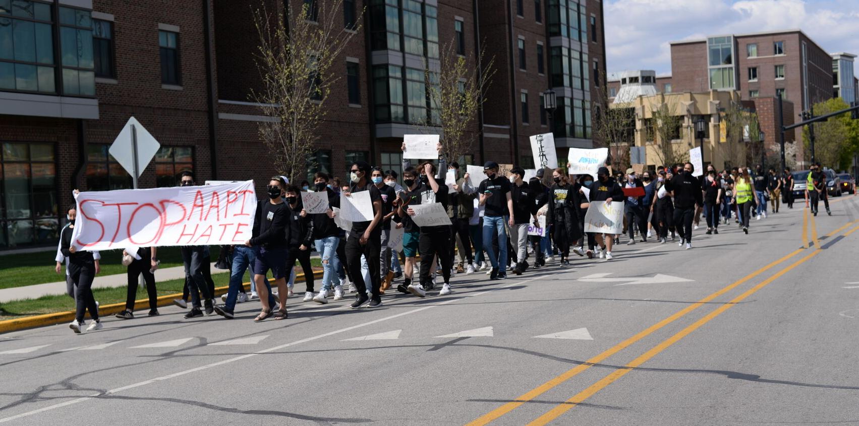 4/16/21 AAPI Rally, Russell Street